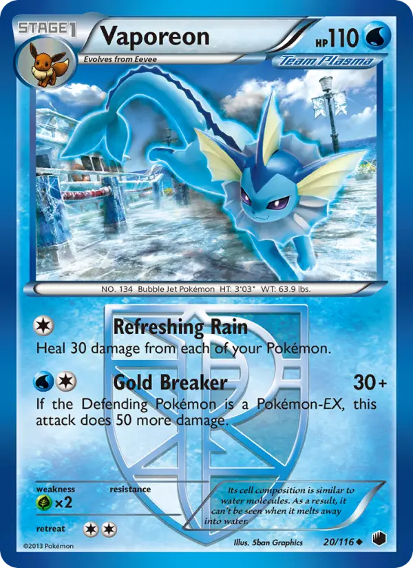 Vaporeon from bw9