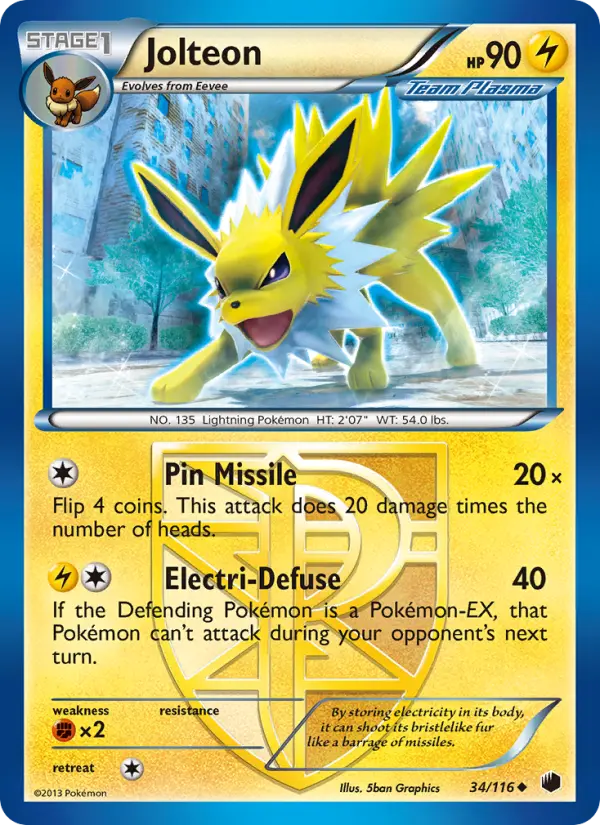 Jolteon from bw9