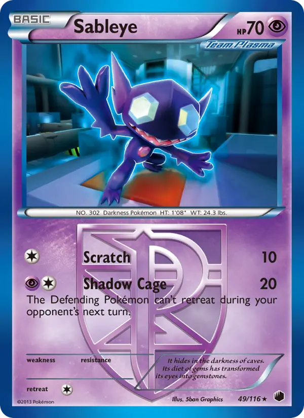 Sableye from bw9