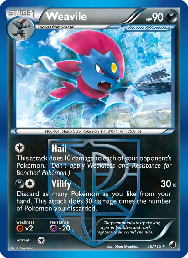 Weavile from bw9