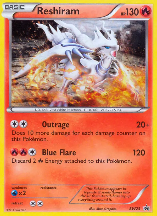 Reshiram from bwp