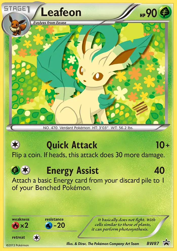 Leafeon from bwp