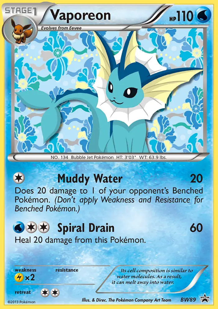 Vaporeon from bwp