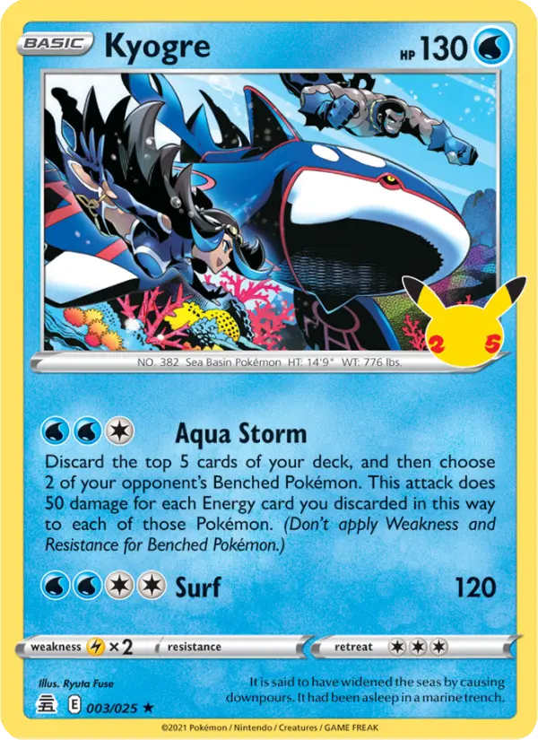 Kyogre from cel25