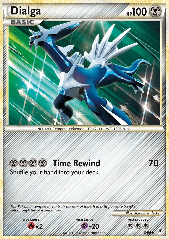 Dialga Pokemon card from Call of Legends