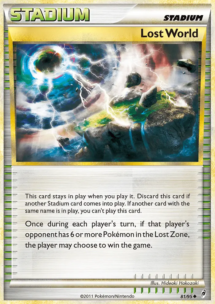 Lost World Pokemon card from Call of Legends