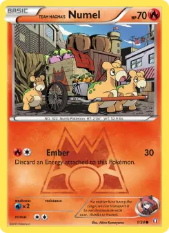Team Magma's Numel #1