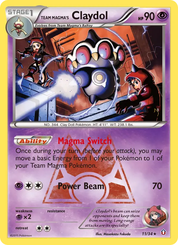 Team Magma's Claydol from dc1