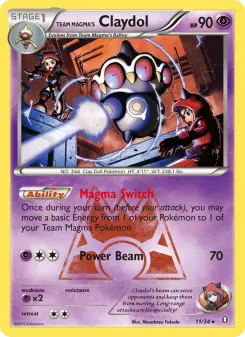 Team Magma's Claydol #11