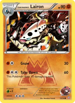 Team Magma's Lairon #13
