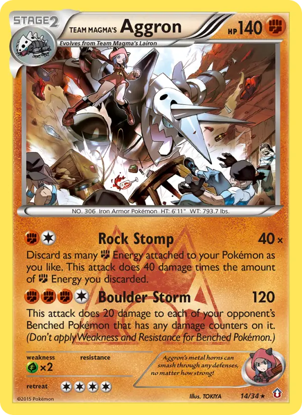 Team Magma's Aggron from dc1