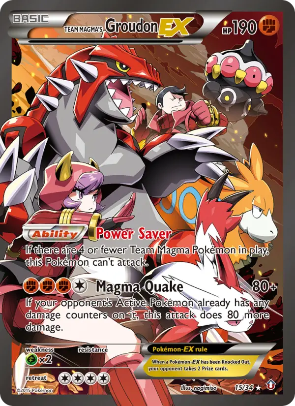 Team Magma's Groudon EX from dc1