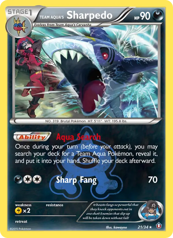 Team Aqua's Sharpedo from dc1