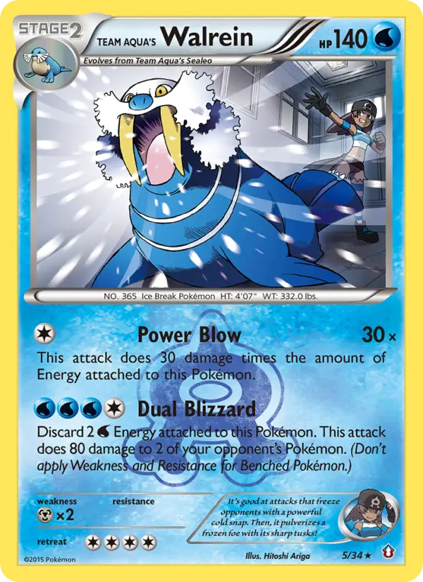 Team Aqua's Walrein from dc1