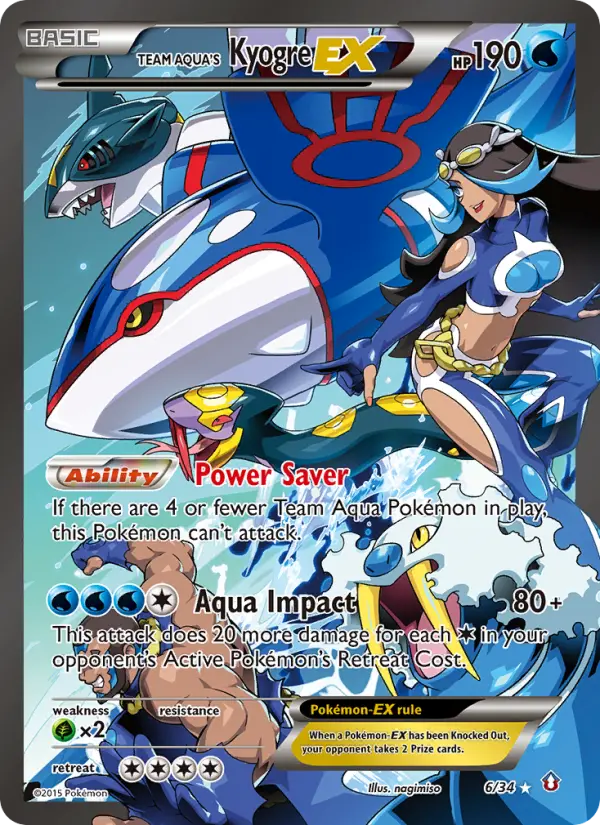 Team Aqua's Kyogre EX from dc1