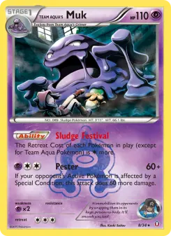 Team Aqua's Muk #8