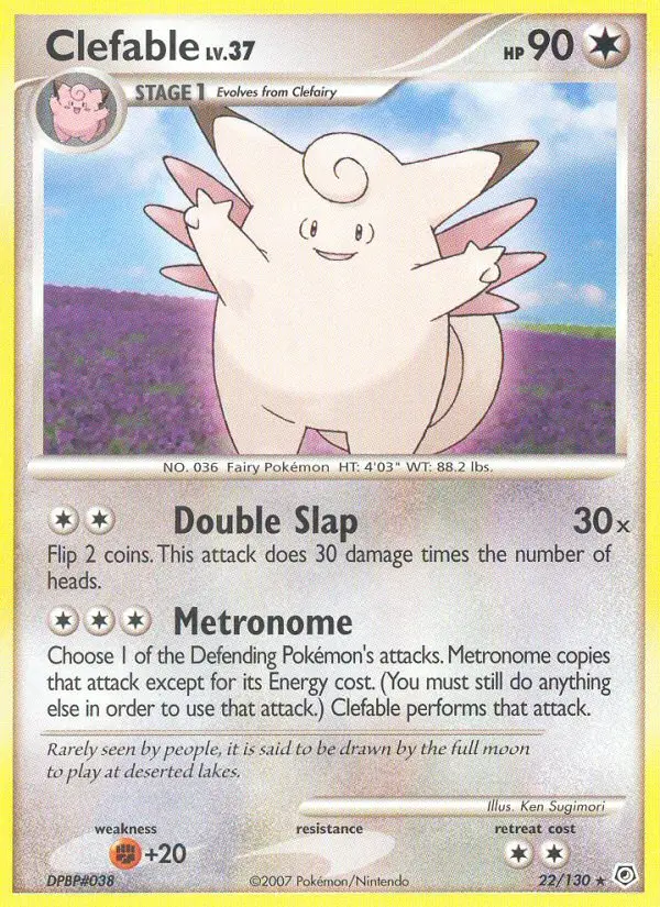 Clefable from dp1