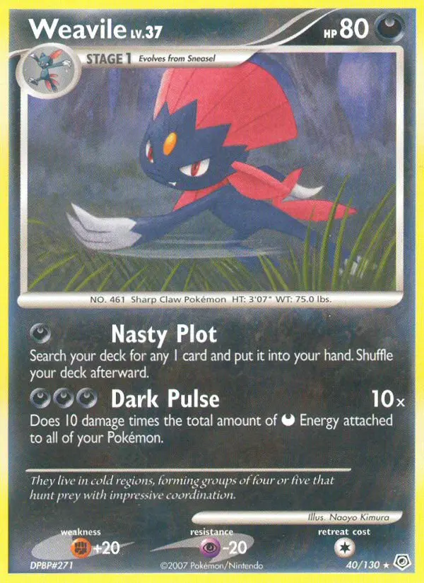 Weavile from dp1