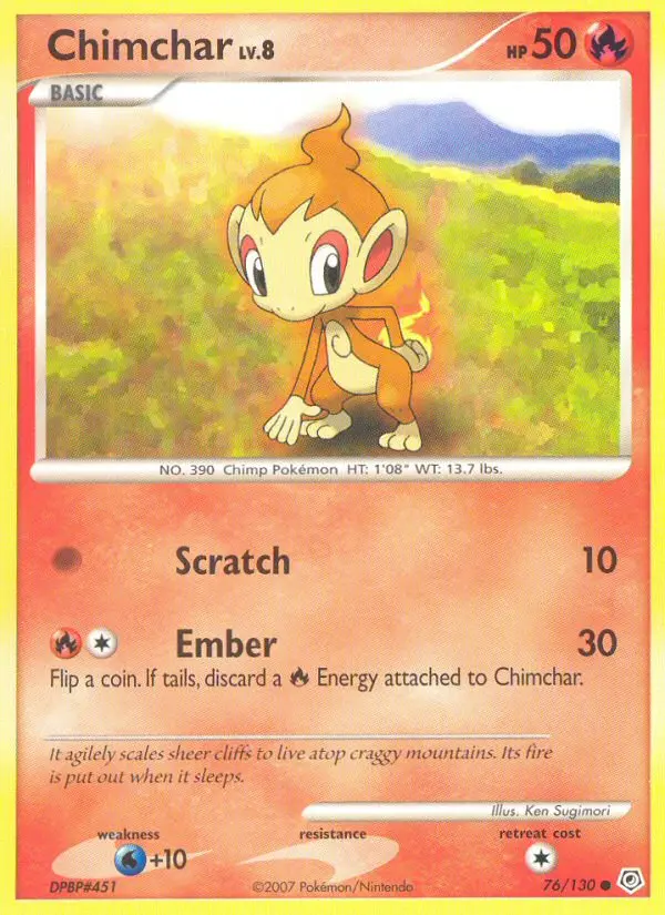 Chimchar from dp1