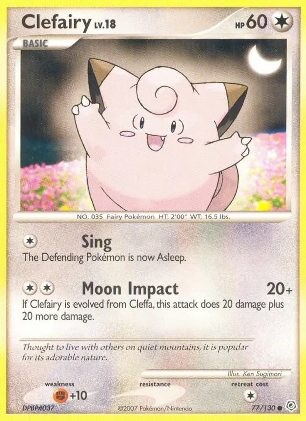 Clefairy from dp1