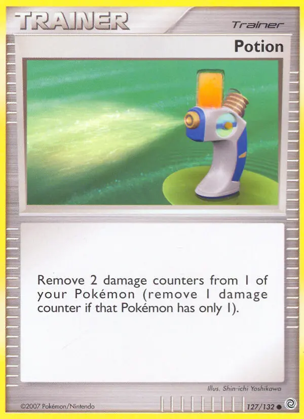 Potion Pokemon card from Secret Wonders
