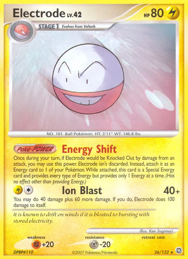 Electrode from dp3