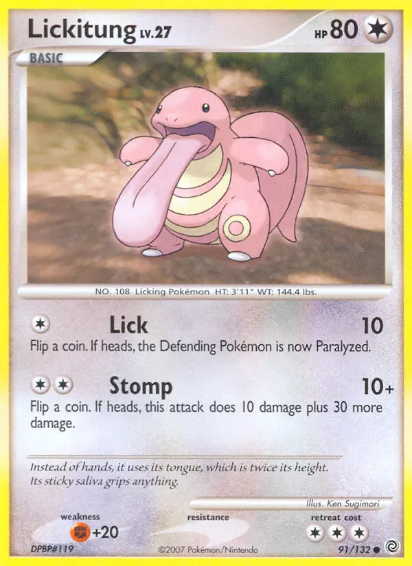 Lickitung from dp3