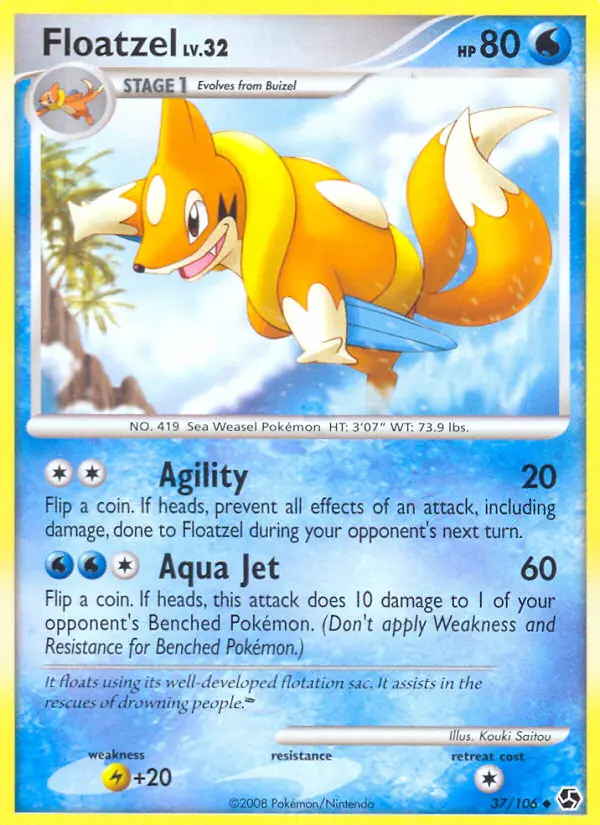 Floatzel from dp4