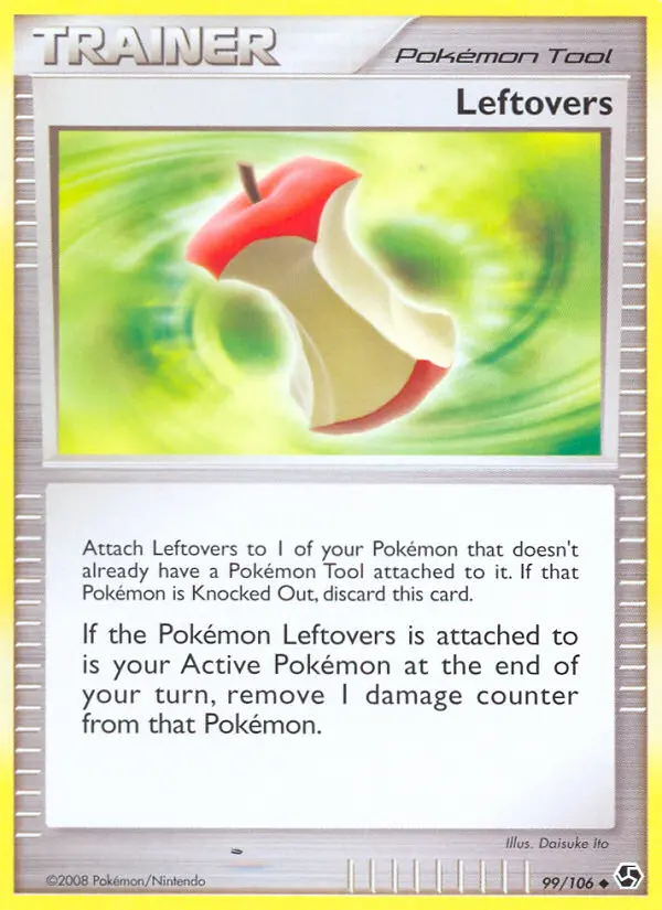 Leftovers Pokemon card from Great Encounters