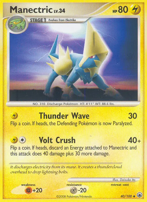 Manectric from dp5