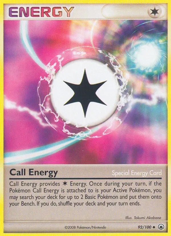 Call Energy Pokemon card from Majestic Dawn