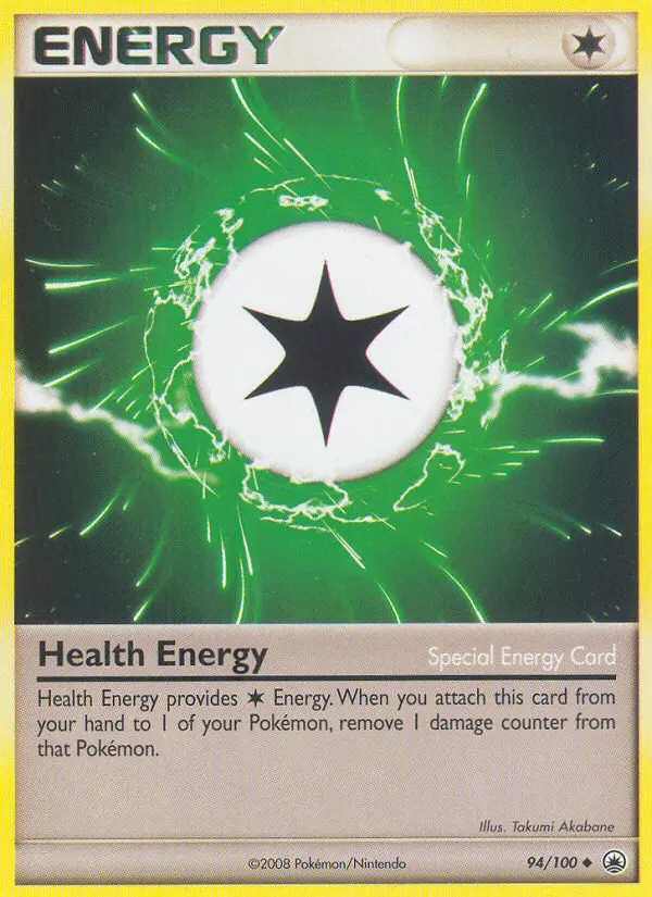 Health Energy Pokemon card from Majestic Dawn