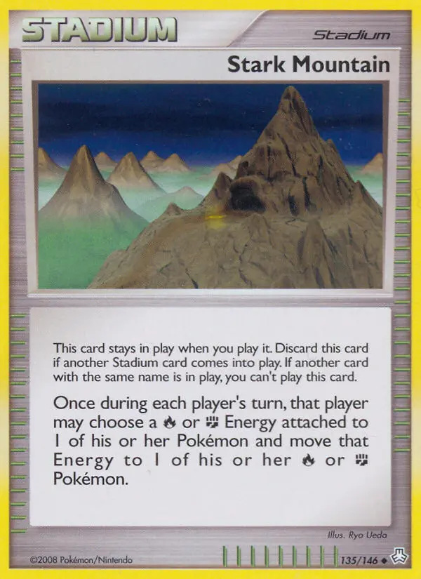 Stark Mountain Pokemon card from Legends Awakened