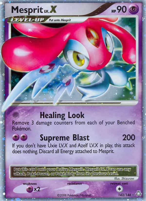 Mesprit Pokemon card from Legends Awakened