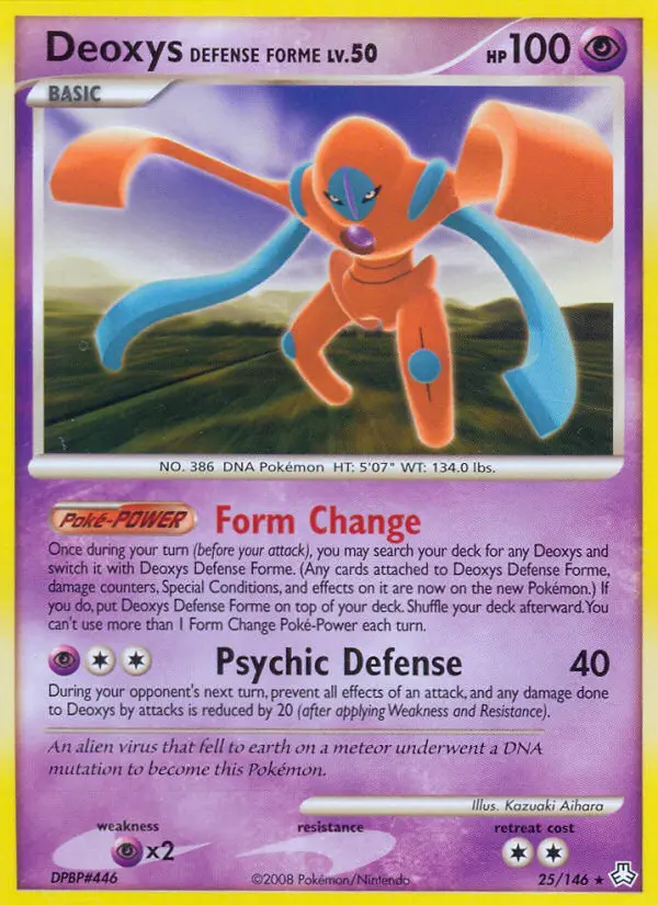 Deoxys Defense Forme from dp6