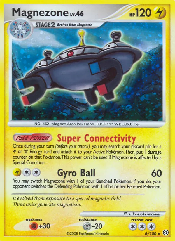 Magnezone Pokemon card from Stormfront