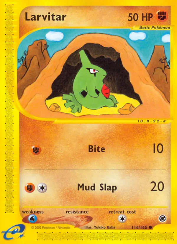 Larvitar from ecard1