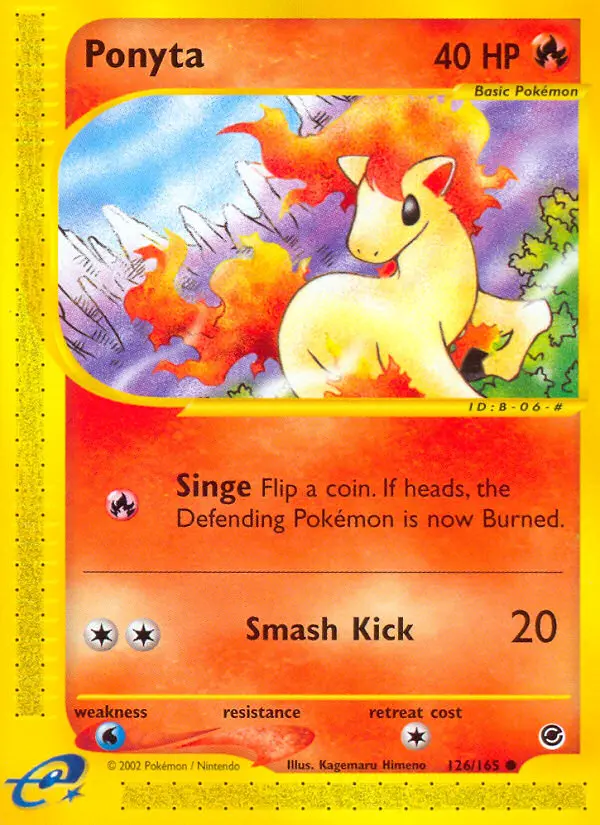 Ponyta from ecard1