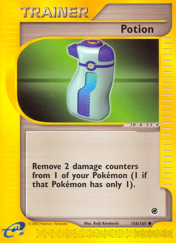 Potion Pokemon card from Expedition Base Set