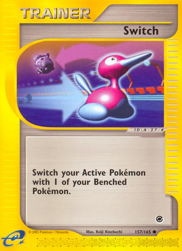 Switch Pokemon card from Expedition Base Set