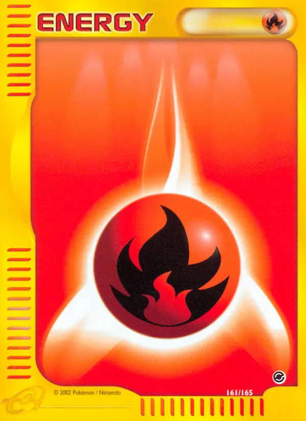Fire Energy Pokemon card from Expedition Base Set