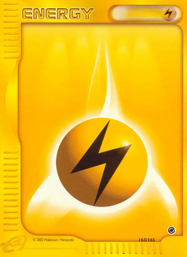 Lightning Energy Pokemon card from Expedition Base Set