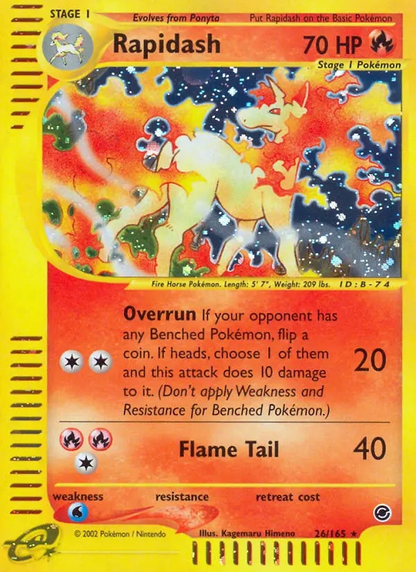 Rapidash from ecard1