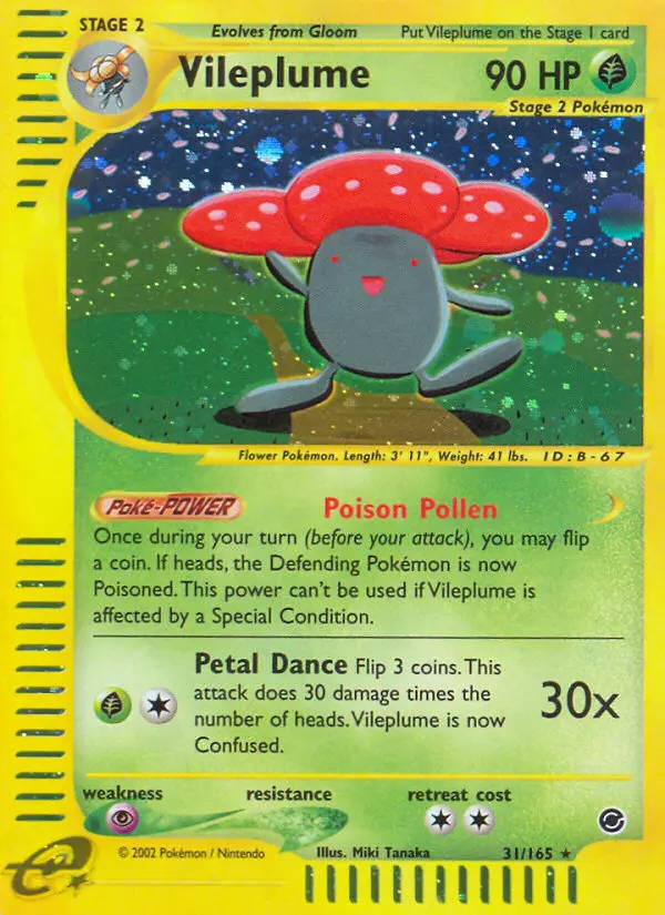Vileplume from ecard1