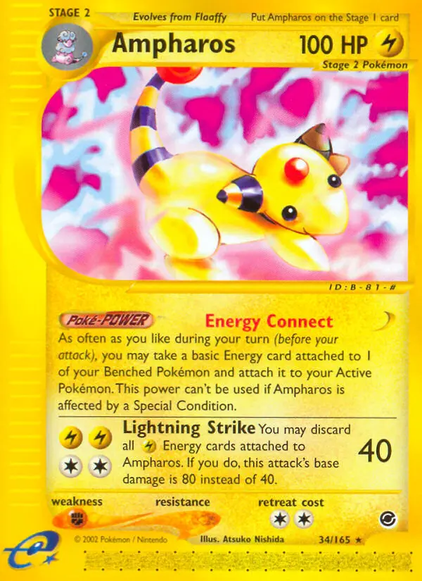 Ampharos from ecard1