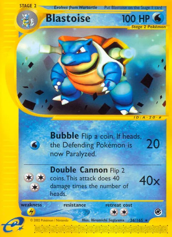 Blastoise from ecard1