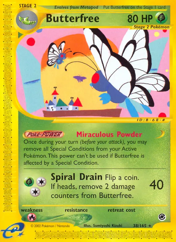 Butterfree from ecard1