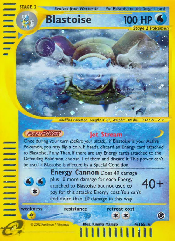 Blastoise from ecard1