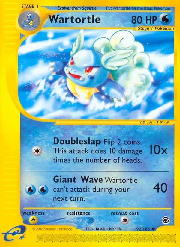 Wartortle from ecard1