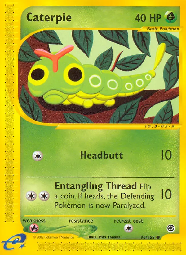 Caterpie from ecard1